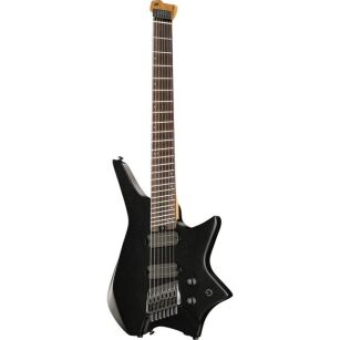Gitara elektryczna headless 7-strunowa wieloskalowa Hils HZ7 Satin Galaxy Black