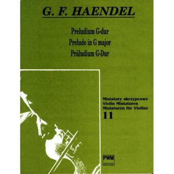Książka - Preludium G-dur MS 11, Haendel