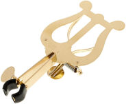 Lirka Trąbka RMB średnia 2 dociski, mosiądz, na rurkę - 6