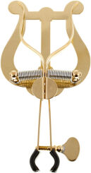 Lirka Trąbka RMB średnia 2 dociski, mosiądz, na rurkę