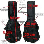 Pokrowiec na gitare klasyczna 3/4 500C TERMOS 30mm - 3