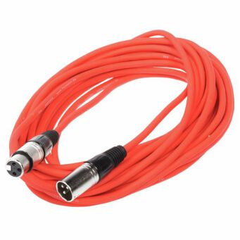 Kabel mikrofonowy the sssnake SM10RD 10m czerwony