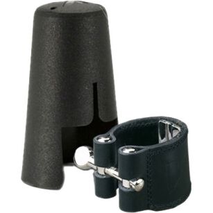 Ligaturka do klarnetu B VANDOREN Skóra PC ochraniacz plastikowy