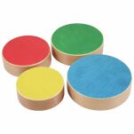 Zestaw bębenków drewnianych Thomann TKP Wooden Toms Color - 4