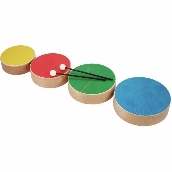 Zestaw bębenków drewnianych Thomann TKP Wooden Toms Color