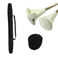 Pałka Mażoretkowa Biała - Zestaw