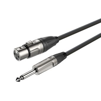 Kabel mikrofonowy Roxtone DMXJ210L5 Jack 6.3mm Mono-XLR żeńskie
