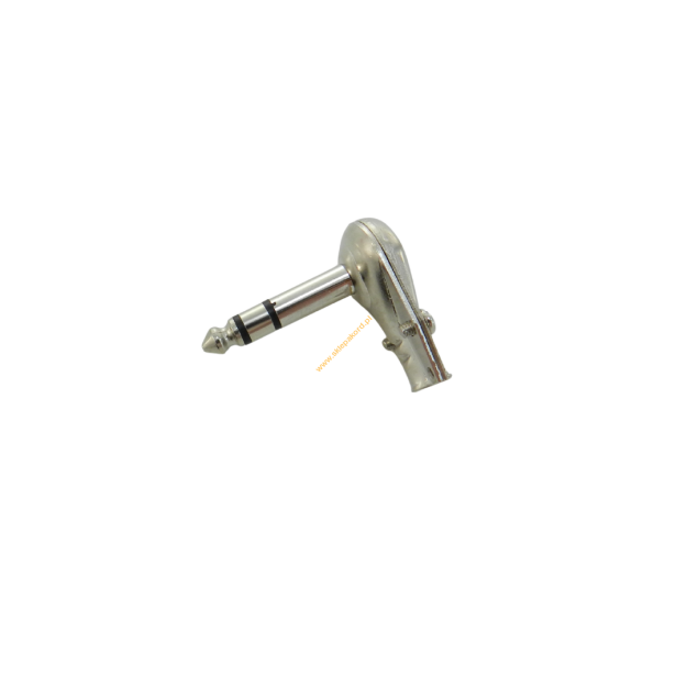 Wtyk Jack 6.3 stereo metal kątowy [54]