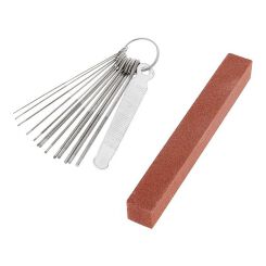 Pilniki do siodełka gitary Harley Benton Nut File Set