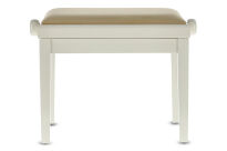 Ława do pianina Deluxe White Birch Siedzisko czarne GEWA - 9