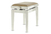 Ława do pianina Deluxe White Birch Siedzisko czarne GEWA - 10