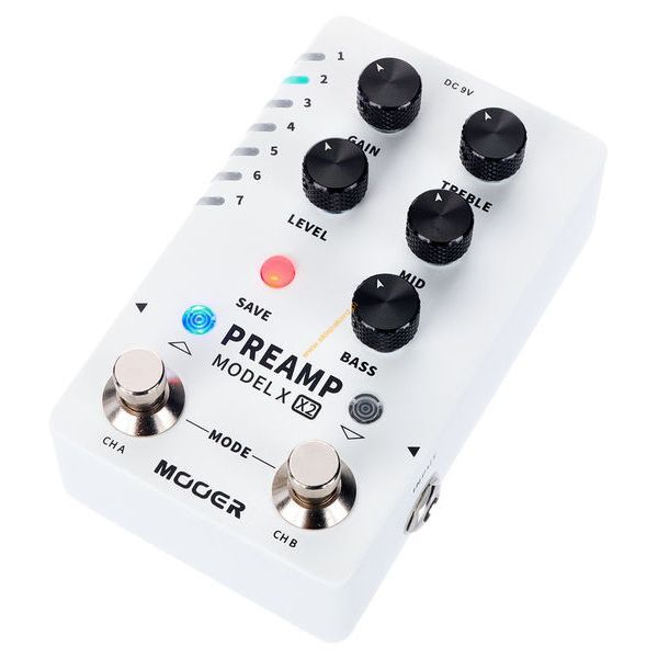 Efekt gitarowy Dual-Channel Digital Preamp Mooer Preamp Model X2