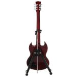 Miniatura gitary Miniaturowa replika gitary Axe Heaven Gibson 1964 SG Standard Cherry - 2