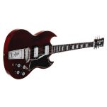 Miniatura gitary Miniaturowa replika gitary Axe Heaven Gibson 1964 SG Standard Cherry - 7