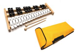 DZWONKI Chromatyczne CYMBAŁKI + POKROWIEC ZÓŁTY