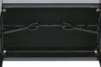 Ława do pianina Deluxe Vinyl Czarny wysoki połysk Siedzisko czarne GEWA - 2