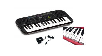 Keyboard Casio SA-47 + zasilacz + naklejki na klawisze