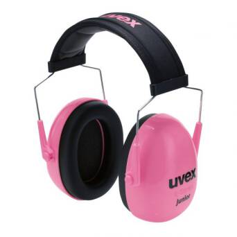 Ochrona uszu UVEX KJunior Pink nauszniki dla perkusisty