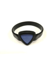 Bransoletka na kostkę gitarową MUZO czarna BMK1