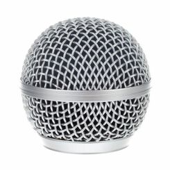 Grill, główka do mikrofonu Shure SILVER