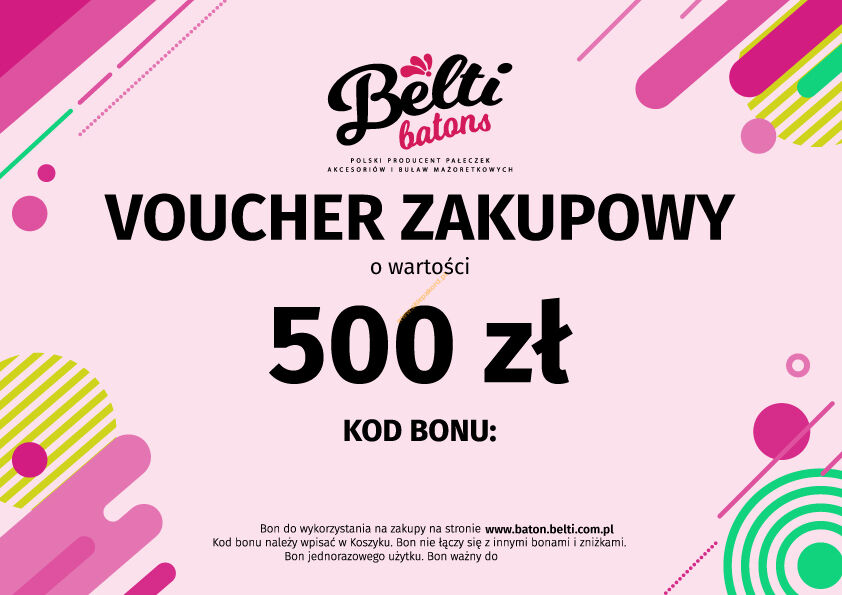 Bon podarunkowy voucher 500 zł WERSJA DRUKOWANA A5