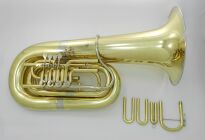 Tuba Bb Cerveny Kaiser 6/4 Remont Kapitalny + Lakier DR25-093 - 11