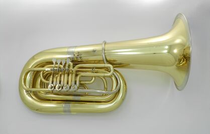Tuba Bb Cerveny Kaiser 6/4 Remont Kapitalny + Lakier DR25-093