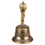 Dzwonek tybetański Thomann Tibetan Brass Bell 21 cm - 2