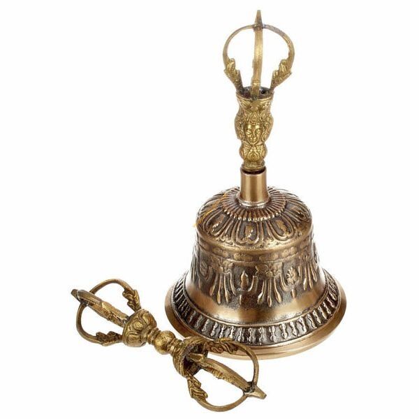 Dzwonek tybetański Thomann Tibetan Brass Bell 21 cm