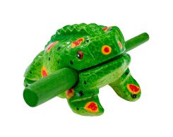 Guiro żabka 11cm AFROTON AFR735B zielona