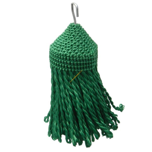 Chwosty pompony ręcznie robione P5 zielony
