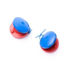 Kastaniety drewniane dwukolorowe MUZO GA-4P