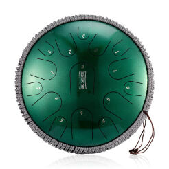 Tongue drum 15 ton 14" premium Hluru TBP15-14-JewelGreen HLURU