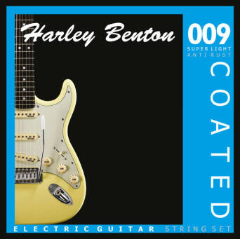 Struny Gitara Elektryczna Harley Benton 009–042 Stal niklowana