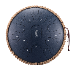 Tongue drum 15 ton 14" premium Hluru TB15-14-NavyBlue
