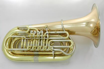 Tuba Bb Cerveny 6 wentylowa DR25-116
