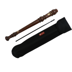 Flet prosty - sopran Mat Max FRYDERYK Barokowy + pokrowiec czarny