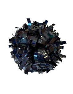 Pompon Holographic BLACK czarny 35 cm (6")