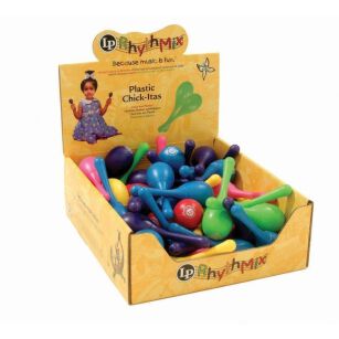 RHYTHMIX Chick-Itas Ekspozytor  36szt. różne kolory LATIN PERCUSSION