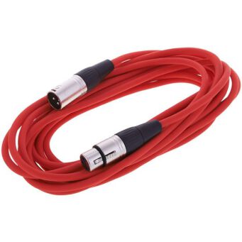 Kabel mikrofonowy the sssnake SM6RD 6m czerwony