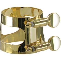 Ligaturka do saksofonu tenorowego pozłacana 728