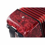 Akordeon Startone Piano Accordion 72 Red MKII - 6