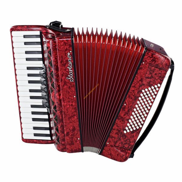 Akordeon Startone Piano Accordion 72 Red MKII