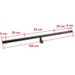 Belka oświetleniowa umożliwiająca montaż od 4 do 8 świateł TS-120 ATHLETIC - 3