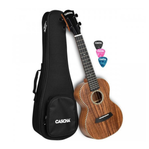 Ukulele koncertowe Solid Top Acacia Cascha