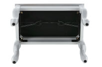 Ława do pianina Deluxe Classic Biały, wysoki połysk, Powłoka: biała, siedzisko czarne GEWA - 5