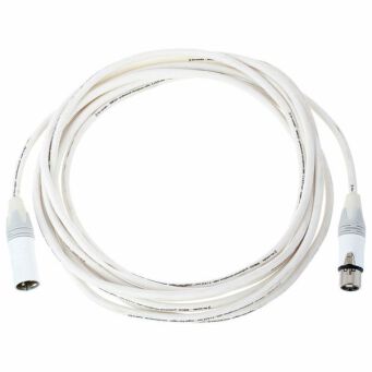 Kabel pro snake XLR M - XLR F  TPM  5 m biały