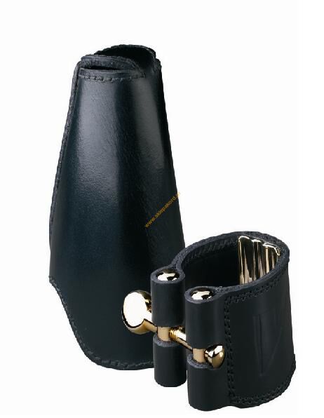 Ligaturka do saksofonu tenorowego VANDOREN Skóra V16 SC ochraniacz skórzany