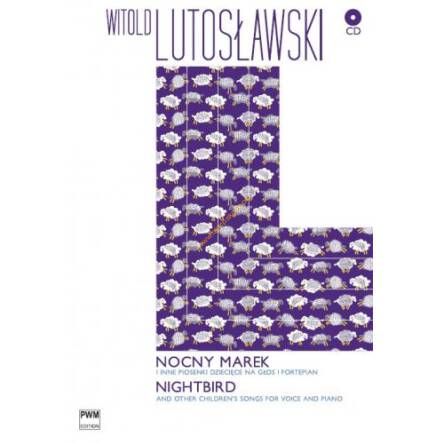 Książka - Nocny marek i inne piosenki, Lutosławski z płyta CD