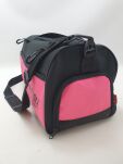 Torba sportowa mażoretkowa BELTI TSMC1 Z21 czarno - różowa - 6